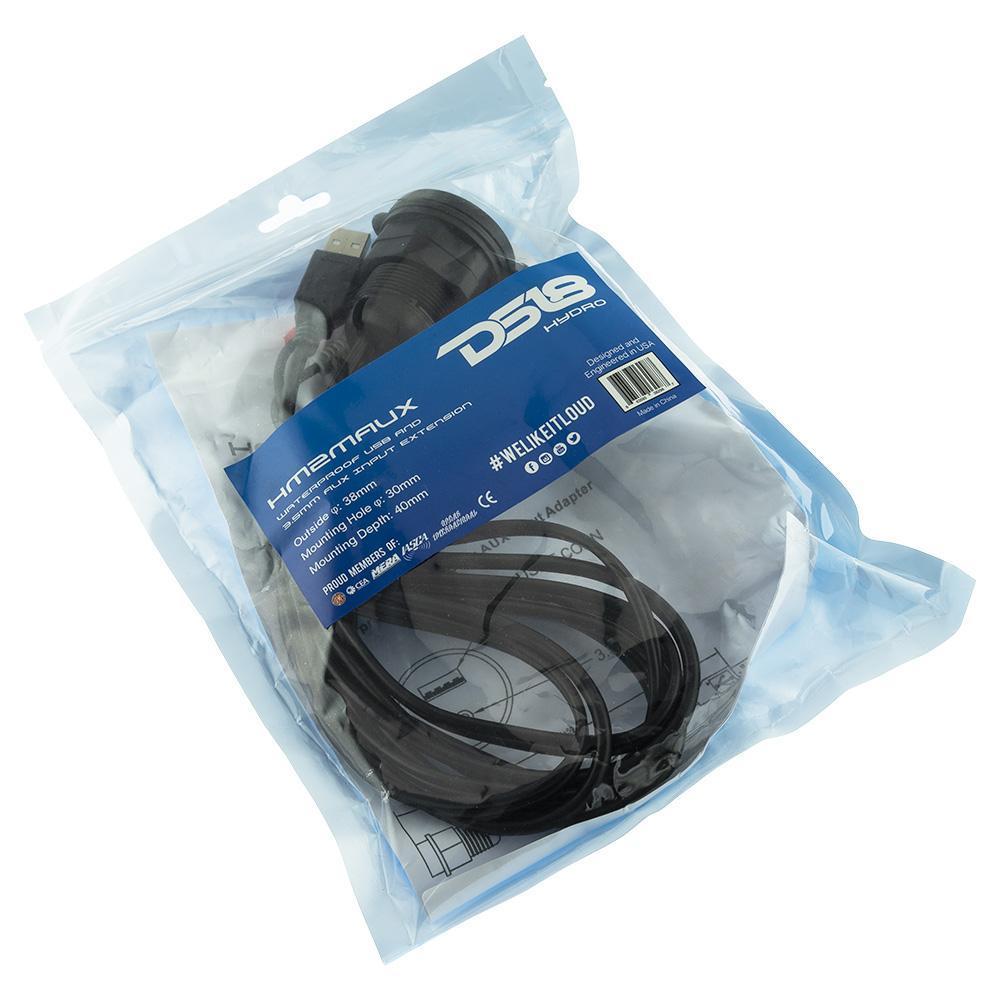 DS18 HYDRO HM2MAUX USB & 3.5mm AUX INPUT EXTENSION.