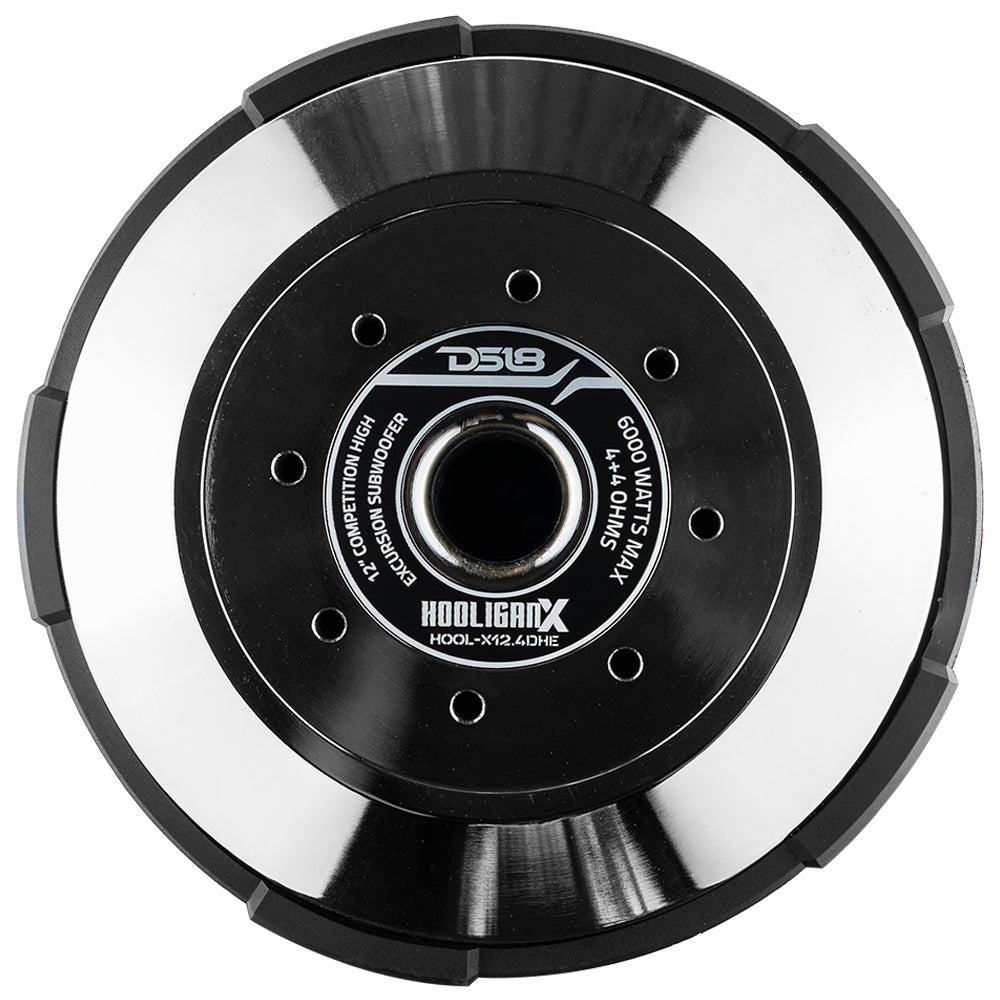 HOOLIGAN X 12" High Excursion Subwoofer 4000 Watts Rms 4" DVC 4-Ohm.