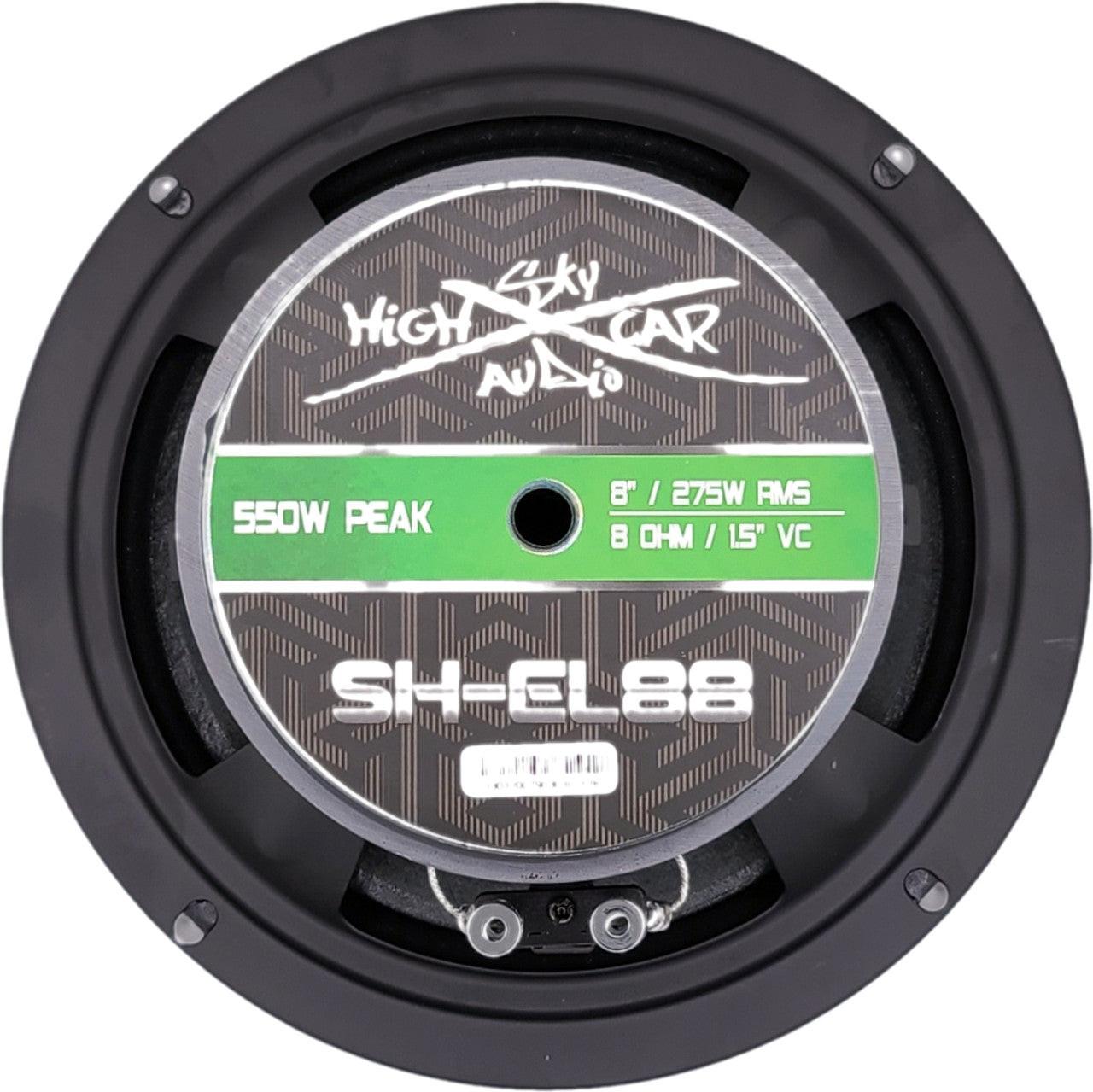 SHCA Pro Audio EL88 8" Midrange Midbass Speaker 275 Watts 8 ohm (Single) - Audio Sellerz