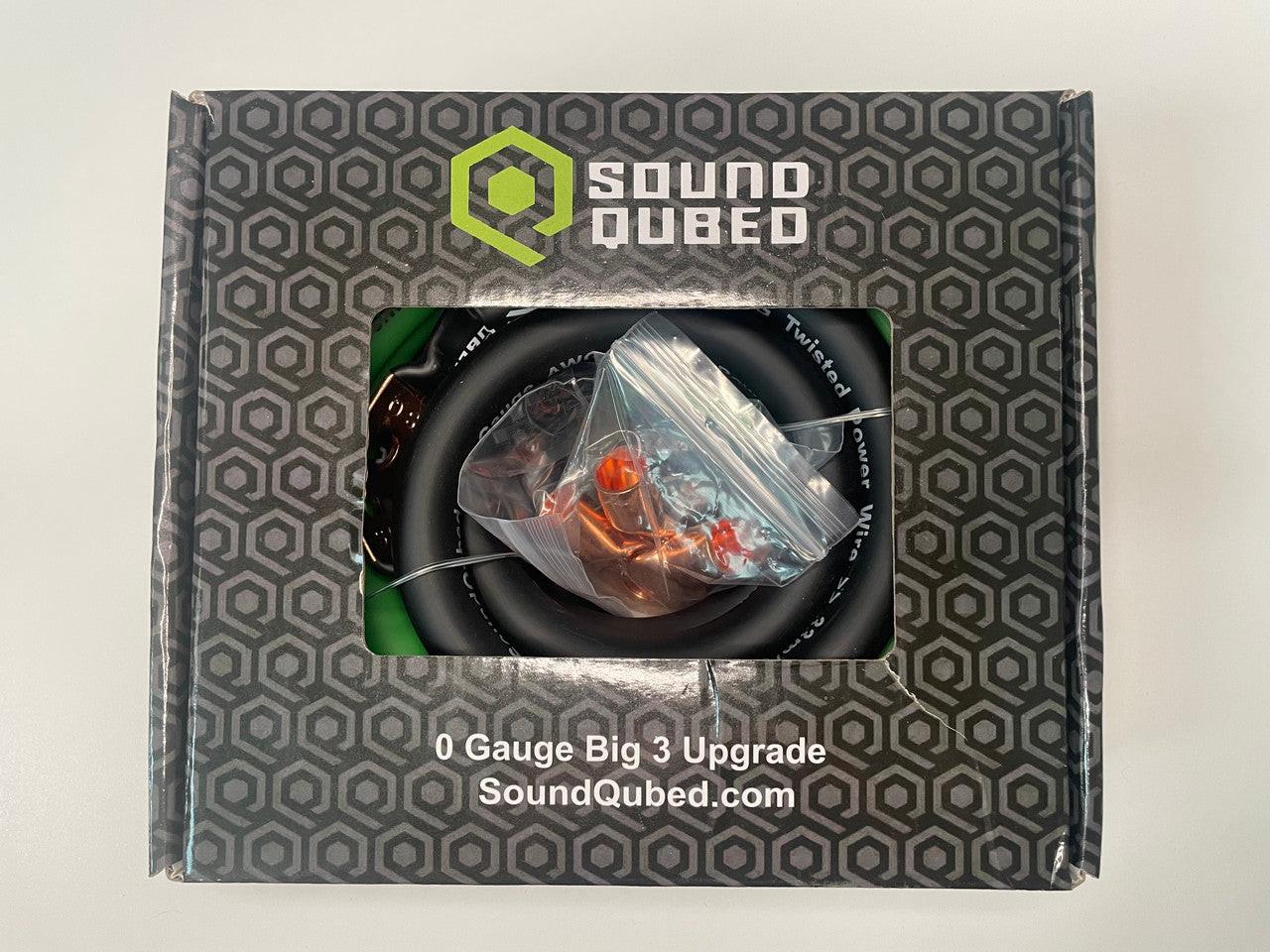 SoundQubed 1/0 Gauge Big 3 Upgrade Kit – CCA wire - Audio Sellerz