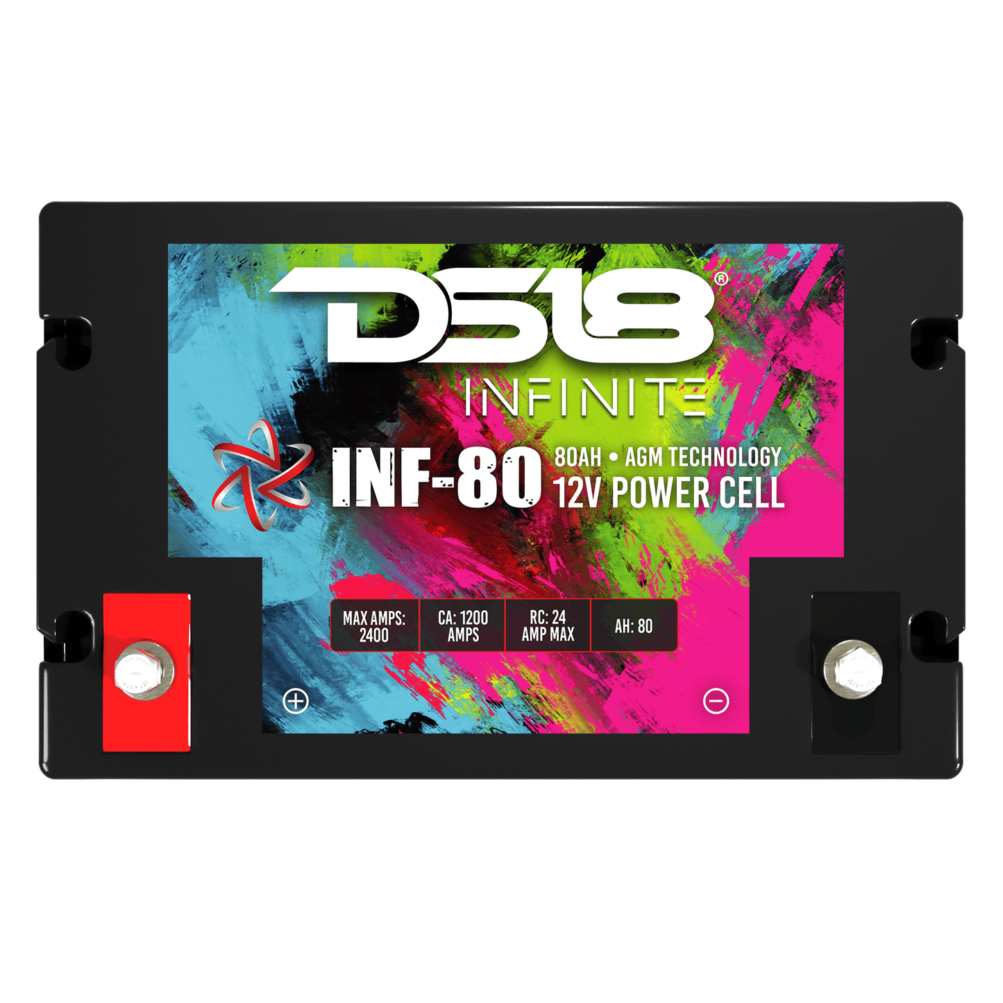 INFINITE 80 AH AGM Power Cell 12 Volt Battery.