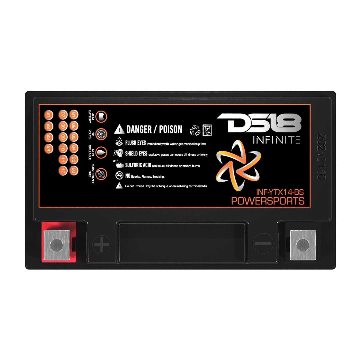 INFINITE 500 Watts 14 AH AGM Power Cell For Power Sports.