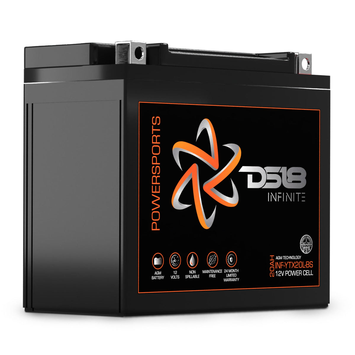 Can-Am Maverick X3 Second Battery Upgrade Kit with Battery - More Battery Reserve Power For Longer Lasting Audio.