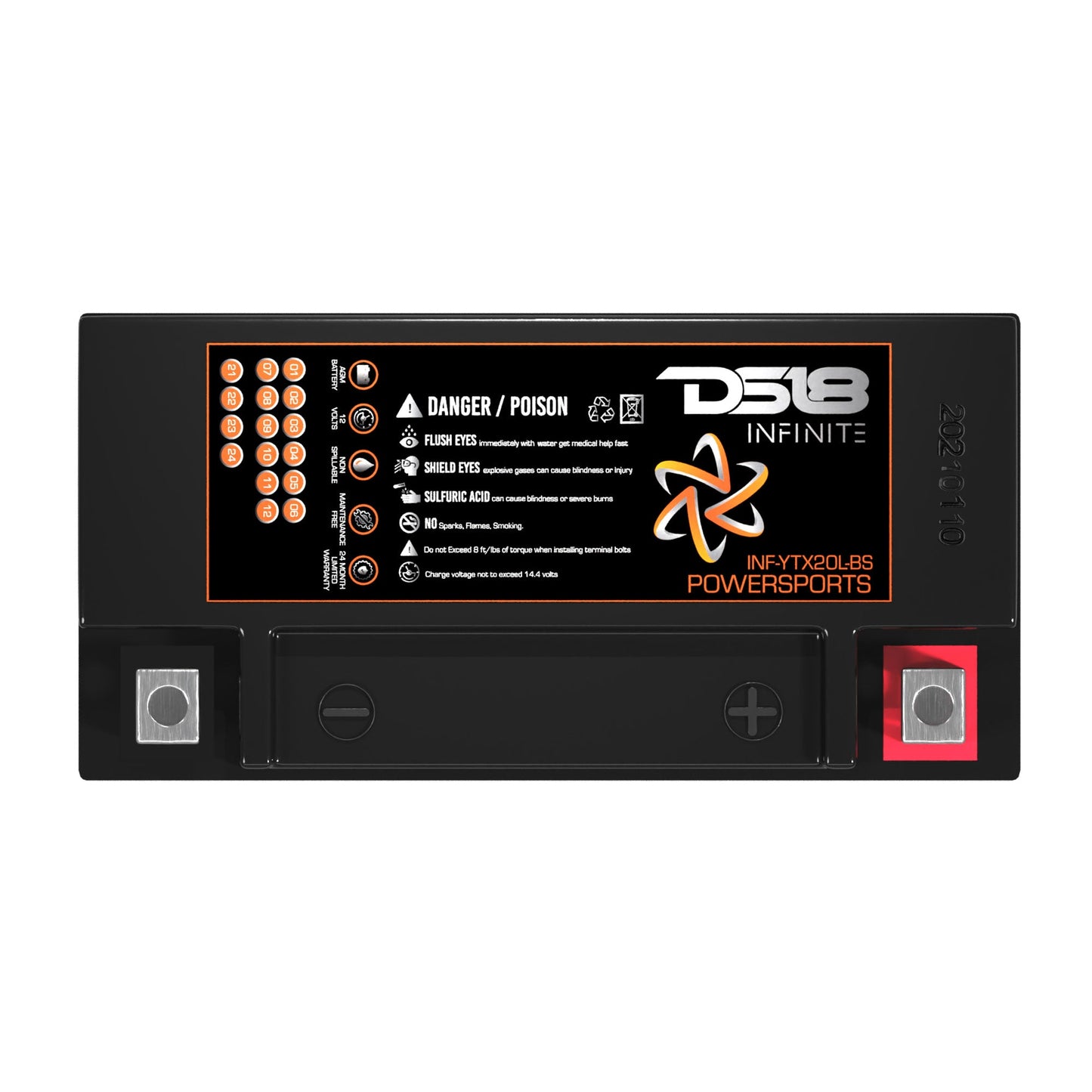 INFINITE 800 Watts 20 AH AGM Power Cell For Power Sports.