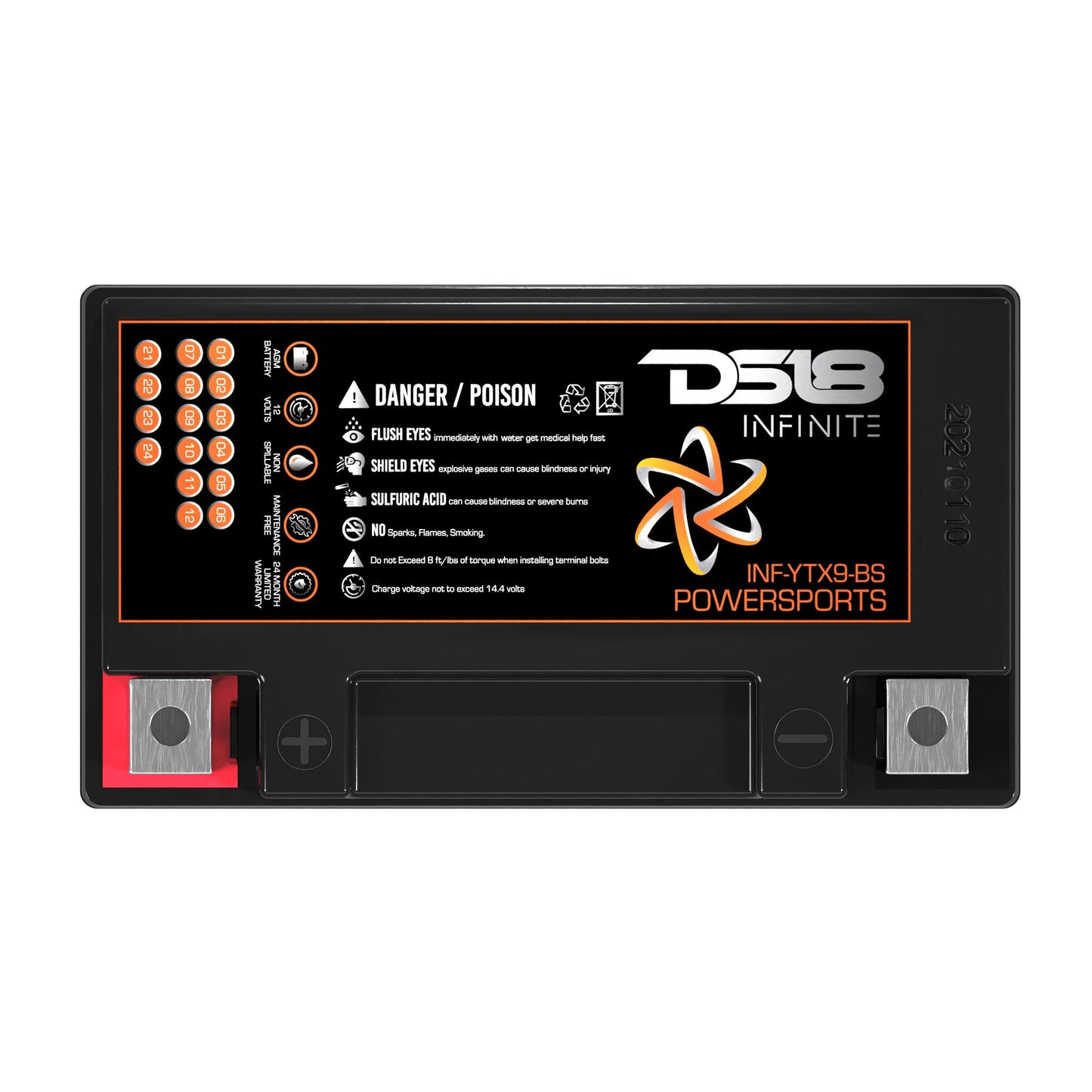 INFINITE 350 Watts 9 AH AGM Power Cell For Power Sports.
