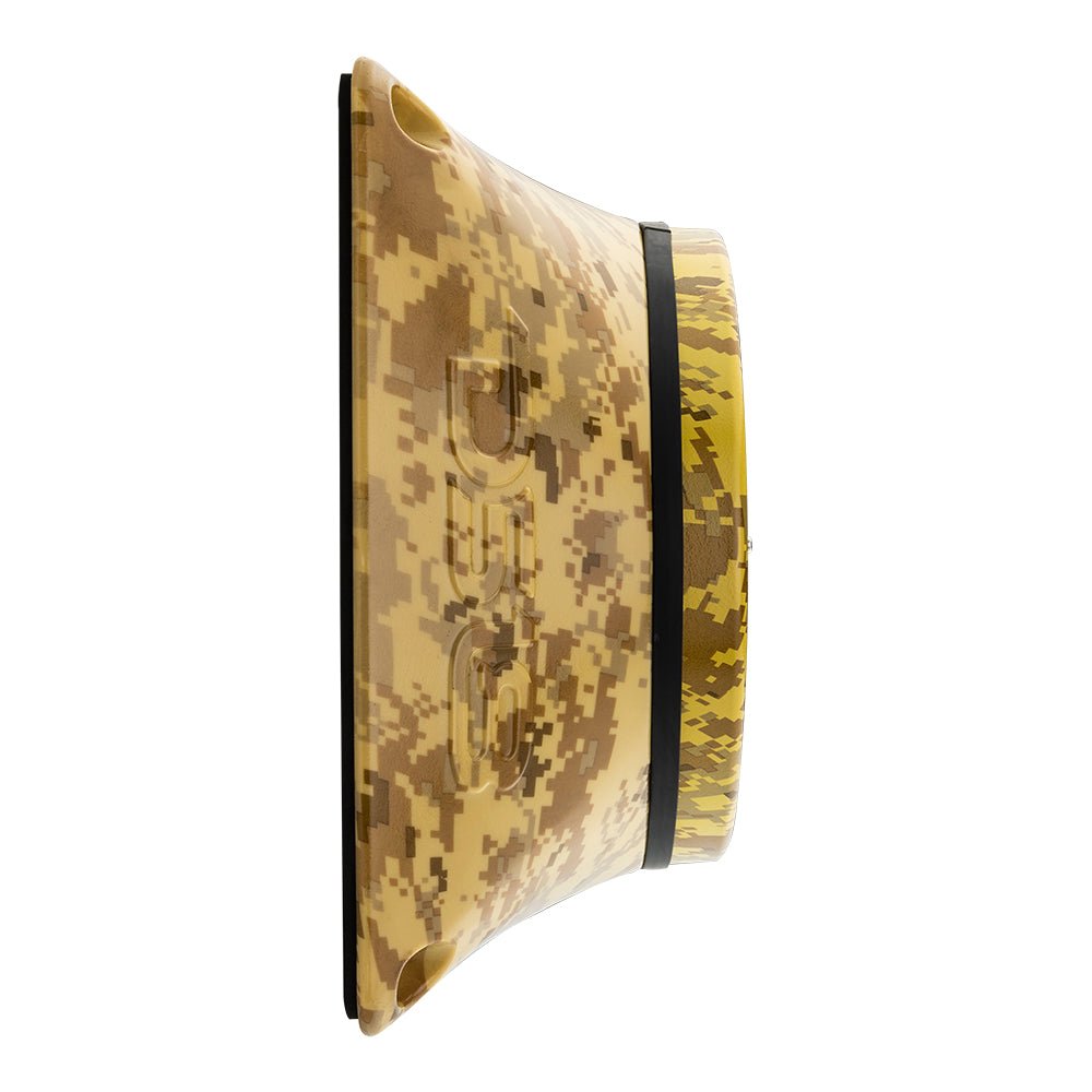 DS18 JBASS/CM Exclusive Jeep Gate Enclosure for 2x10" Shallow Subwoofer Camo Beige.