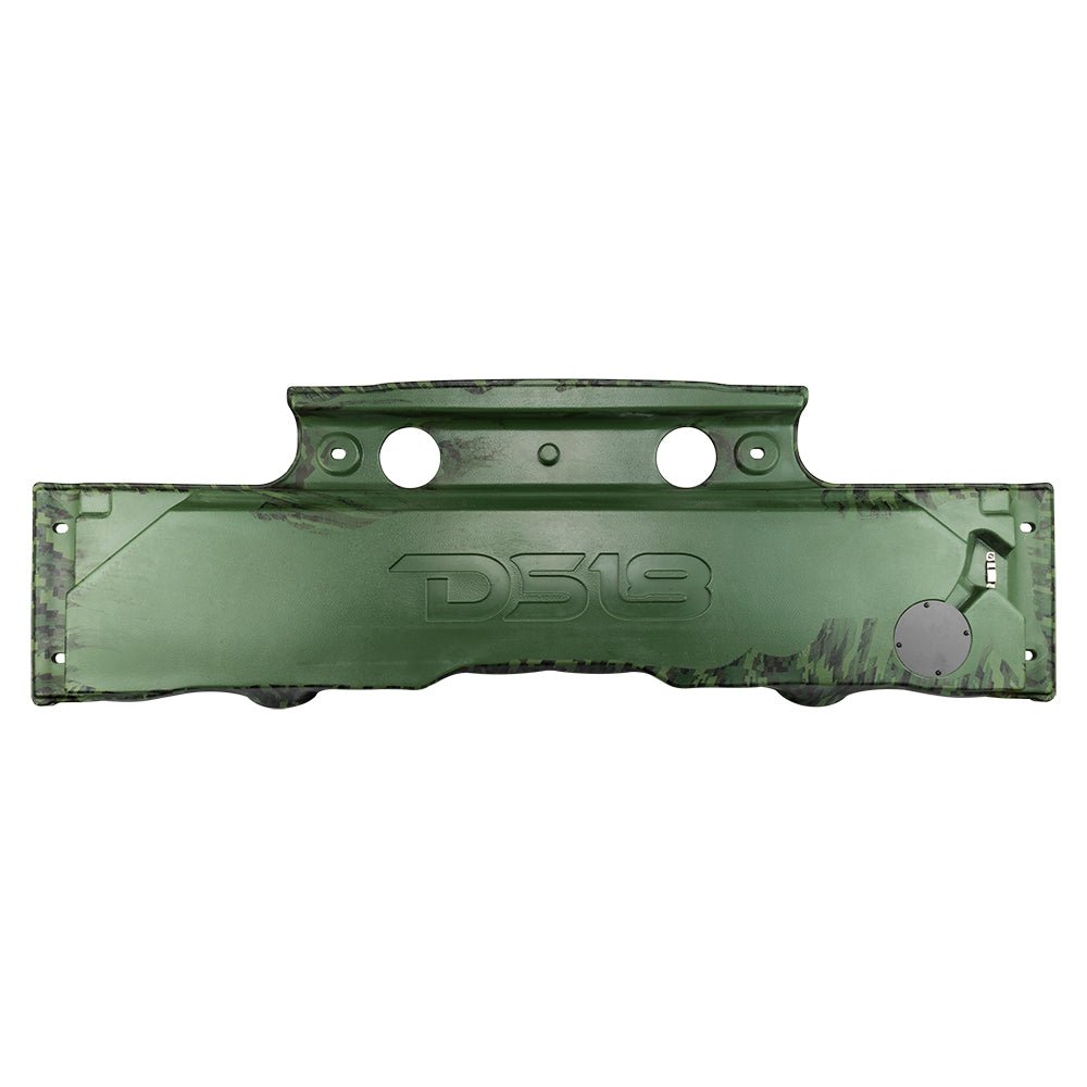 DS18 JK-SBAR/CMGR Exclusive Overhead Audio Bar System for JK/JKU Jeeps (4x 8" Speakers 4x3.72" Tweeters 2x1" Drivers) Camo Green.