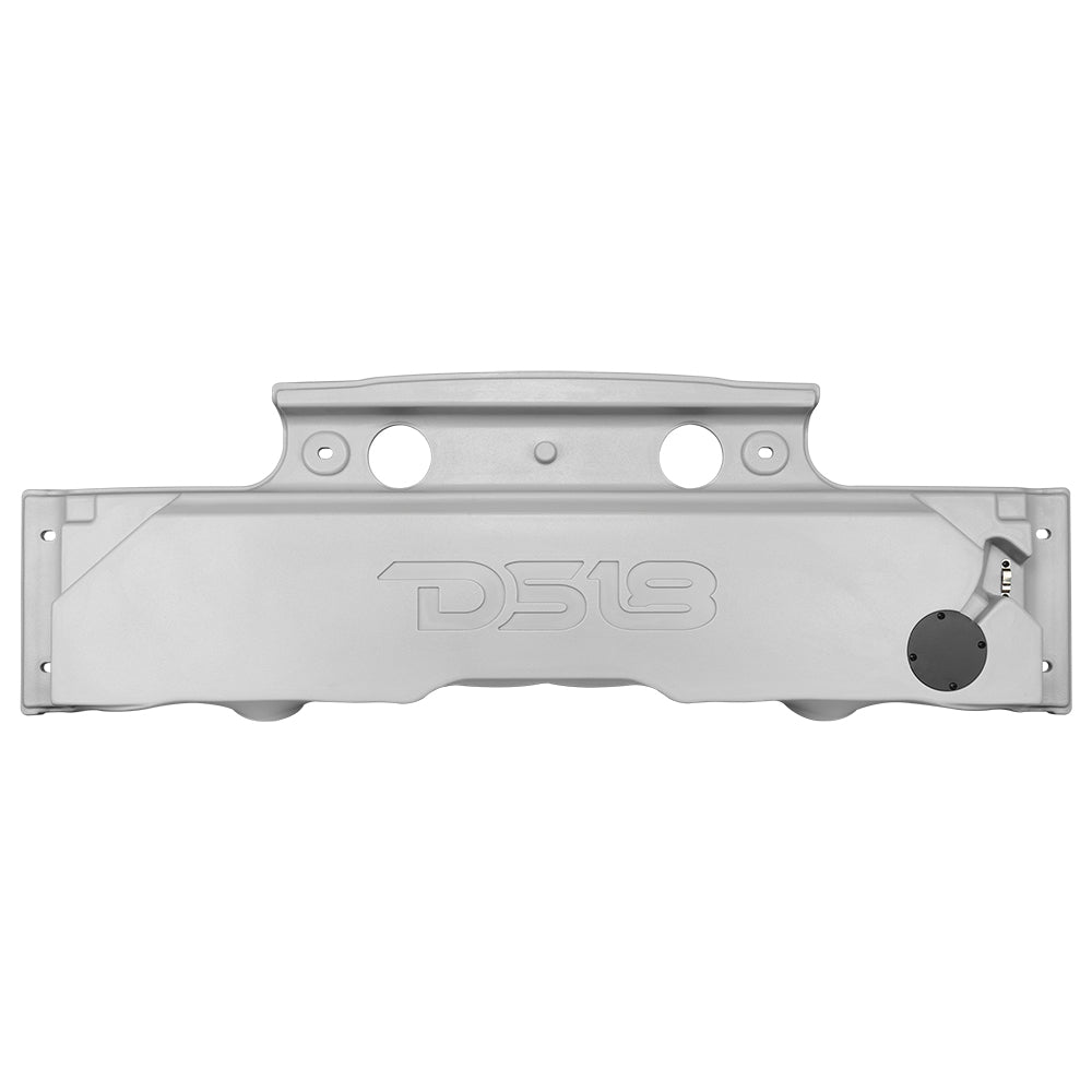 DS18 JK-SBAR/SL Exclusive Overhead Bar System for JK/JKU Jeeps (4 x 8" Speakers 4 x 3.72" Tweeters 2 x 1" Drivers) SILVER.