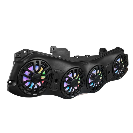 Jeep JL/JLU/JT 2024–Up Overhead Sound Bar – Loaded with 4 x 8” NXL-IQ8 Marine Speakers.