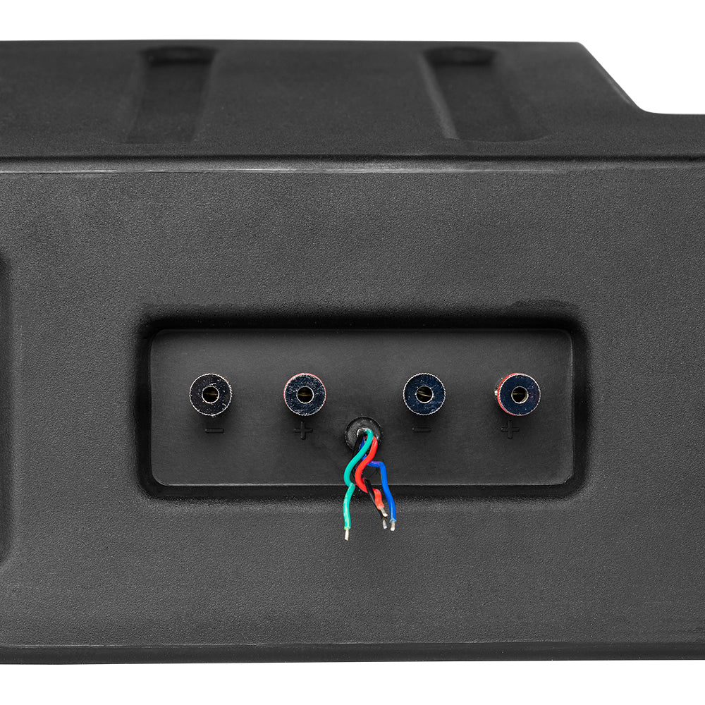Under Seat Subwoofer Enclosure 2 x 6.5" Sealed for JT Gladiator Jeeps.