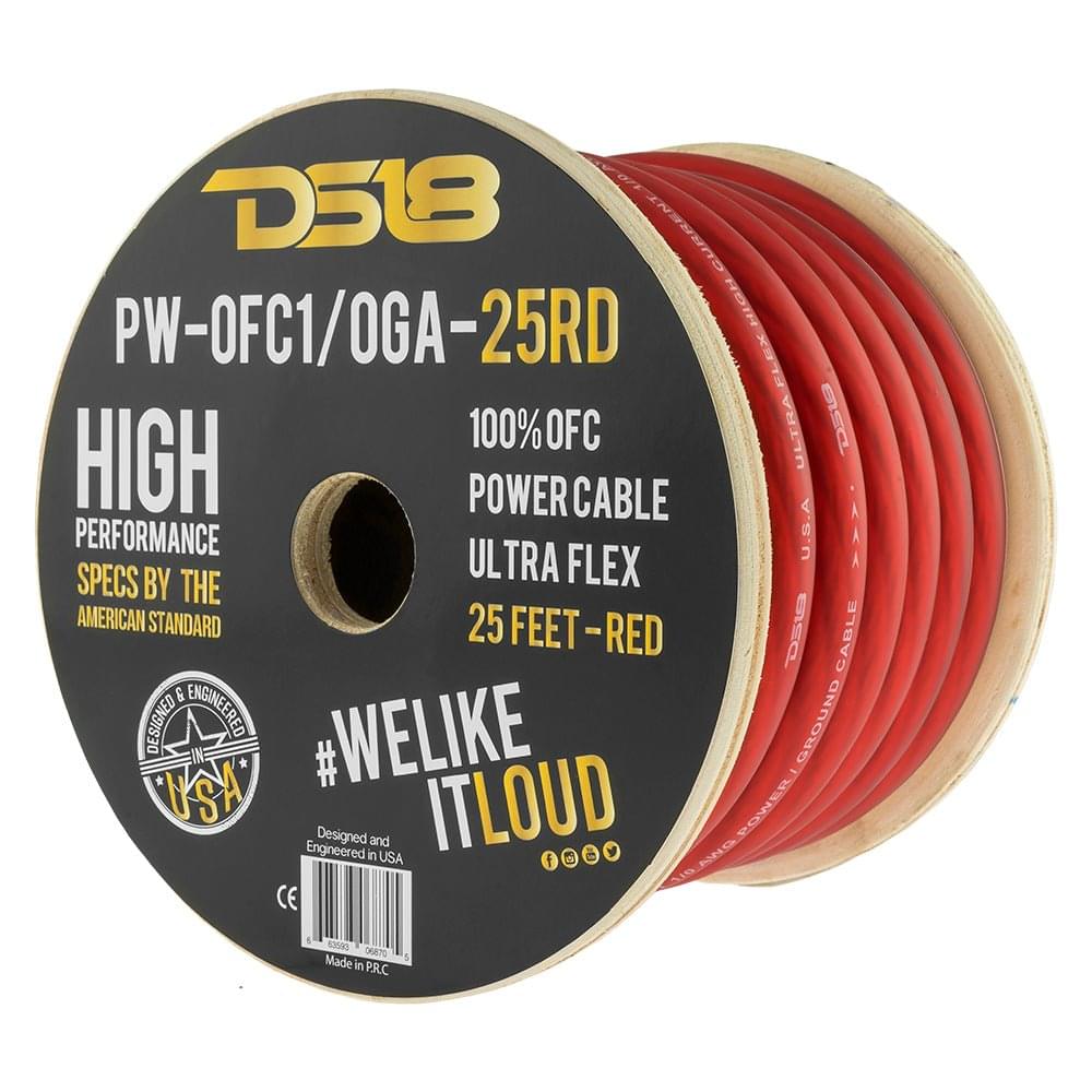 1/0-GA 100% OFC Ground, Power Cable, 25 Feet - PW-OFC1/0GA-25BK - product image 7 - AudioSellerz