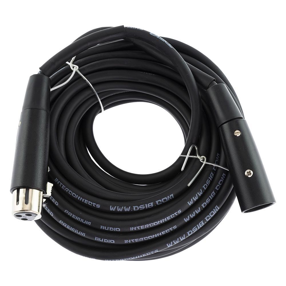 MADE BACK STAGE Microphone Cable XLR3 Female to XLR3 Male, 20'.
