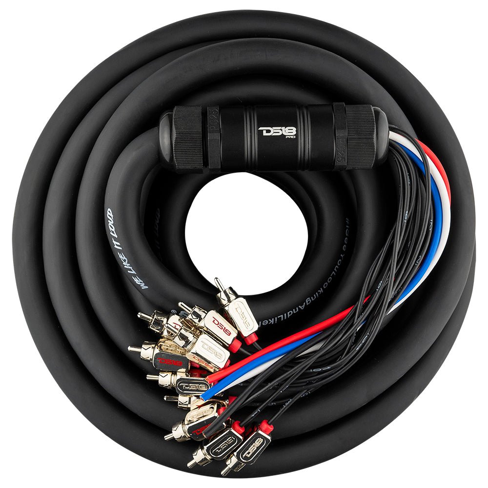 Snake, Medusa 10 Channel RCA and 4 x 12GA OFC Power Wire 50 Feet.