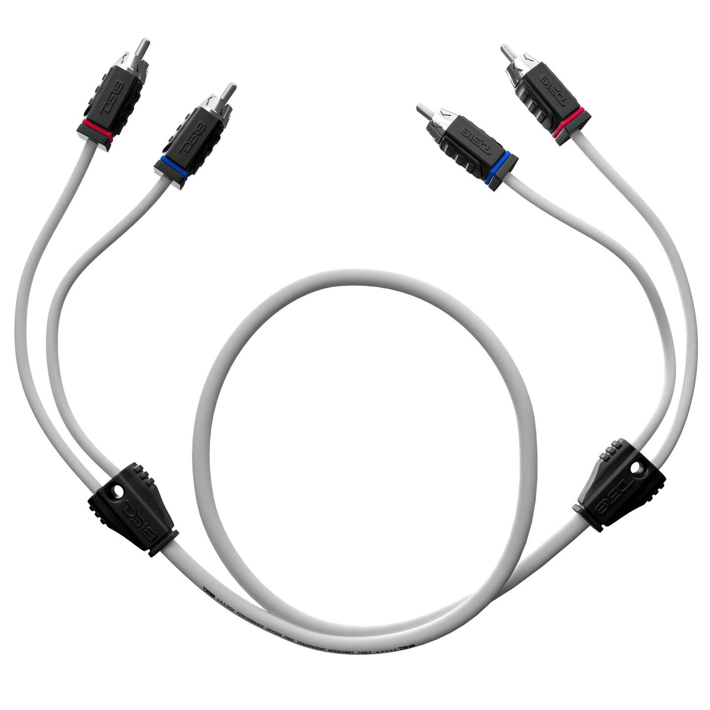RCA Marine Grade Tinned 100% Copper OFC 3 Feet - WHITE.