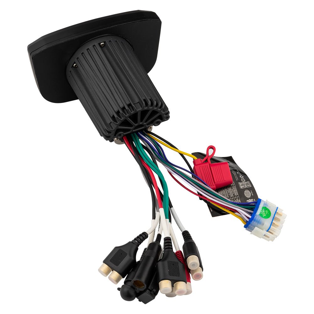 Marine and Powersports Headunit 3" LCD screen , 2 Zones, 4 volts Output, BT, RDS 4X50 Watts.