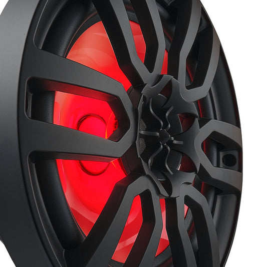 NXL 8" 2-Way Coaxial Marine Speaker with LED RGB Lights | 125W RMS 4-Ohm.