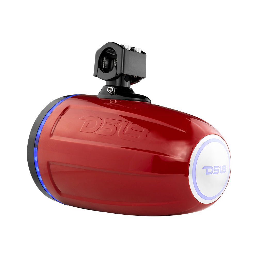 NXL 8" Marine and Powersports Towers LED RGB Lights 125 Watts Rms - Red.