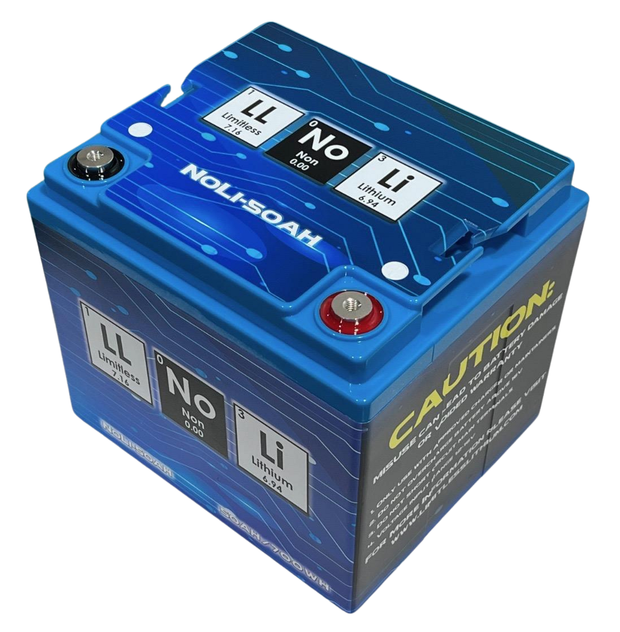 Limitless Lithium NoLi Sodium 50Ah Battery - Audio Sellerz