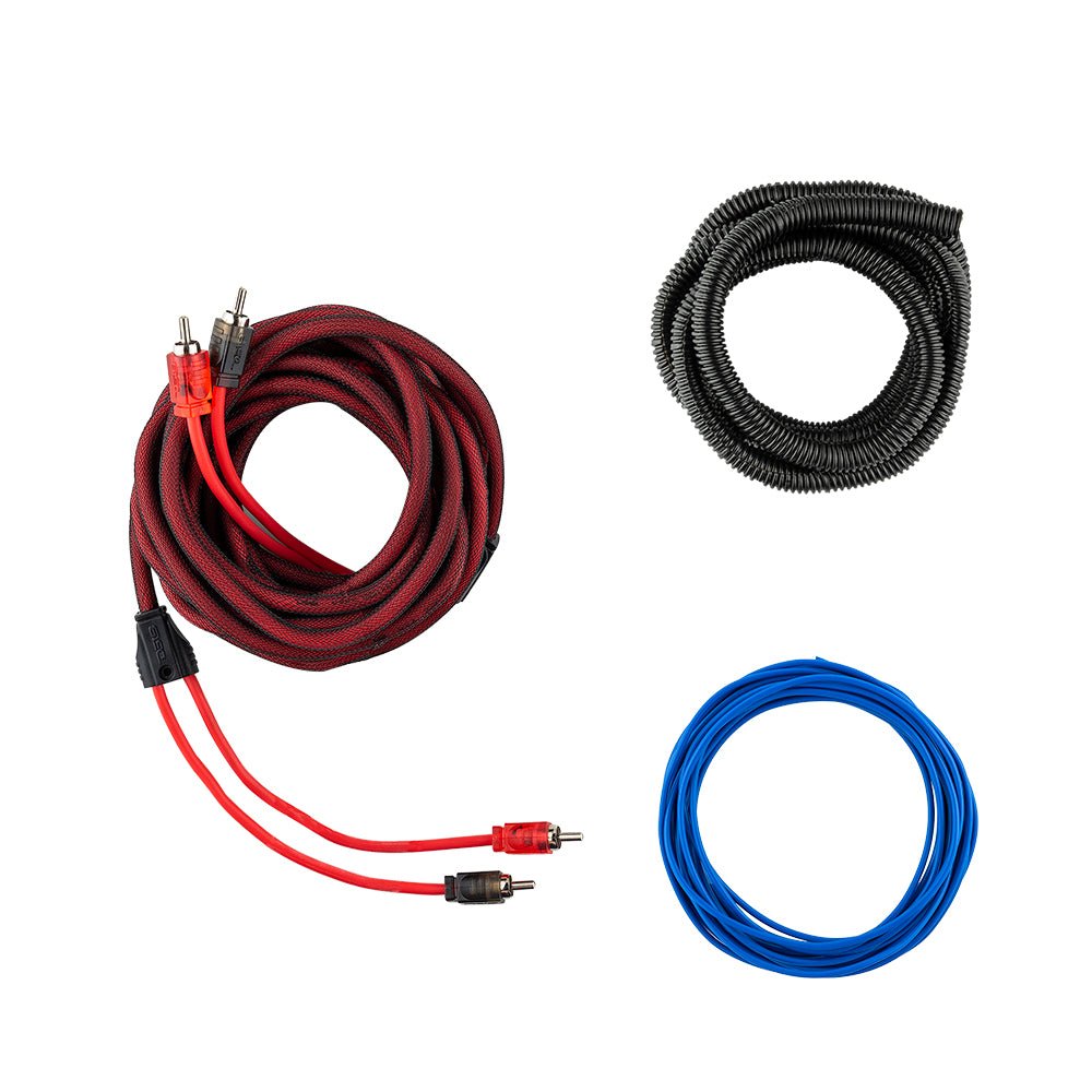 4-GA OFC 100% Copper Amplifier Installation Kit - RED.