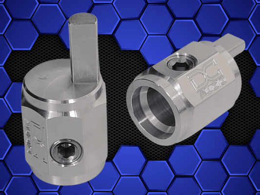 "OCT 1/4 WR" Octo Series 1/0 to 4awg Wire Reducers for Amplifiers Aluminum.