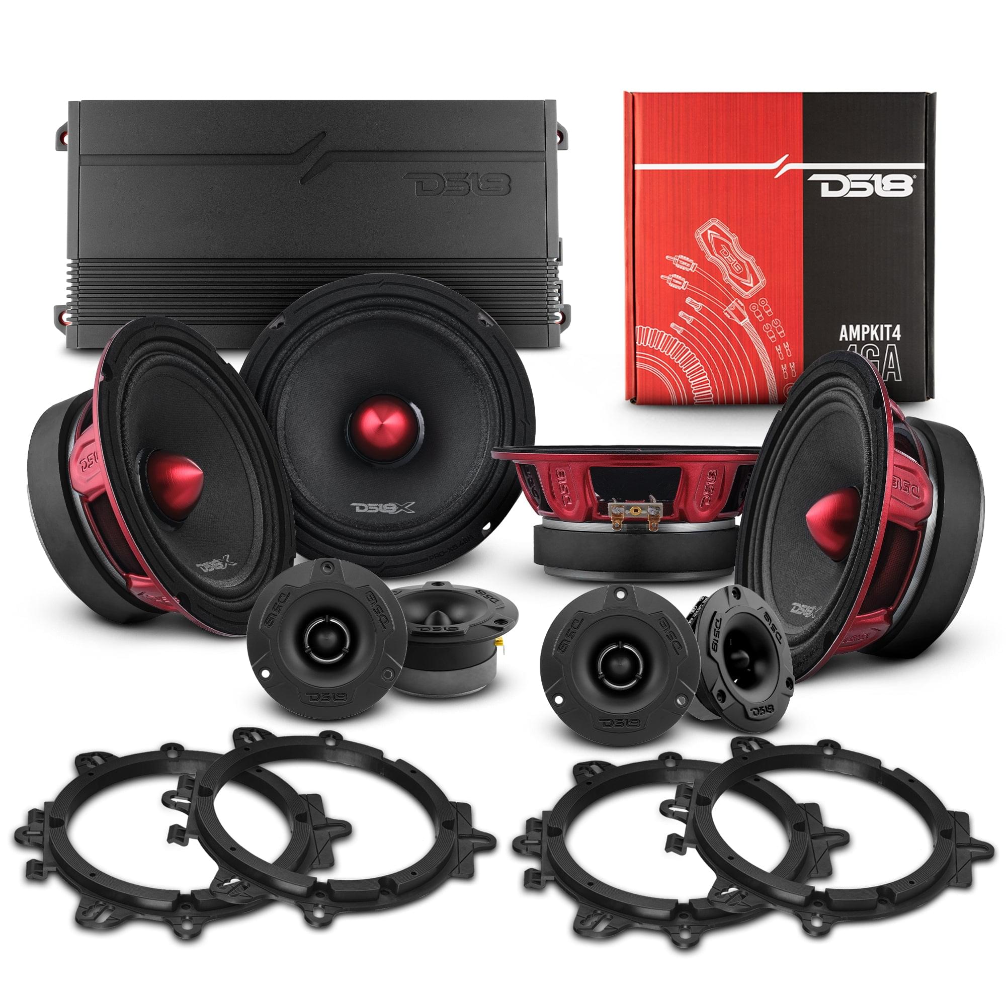 Pro Audio Speaker + Tweeter Bundle: 6.5