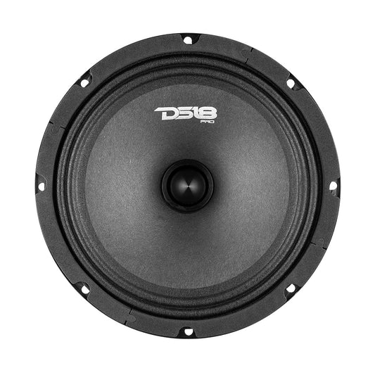DS18 PRO-B8.4 8" Mid-Range Car Audio Loudspeaker with Bullet 140 Watts 4-Ohm.