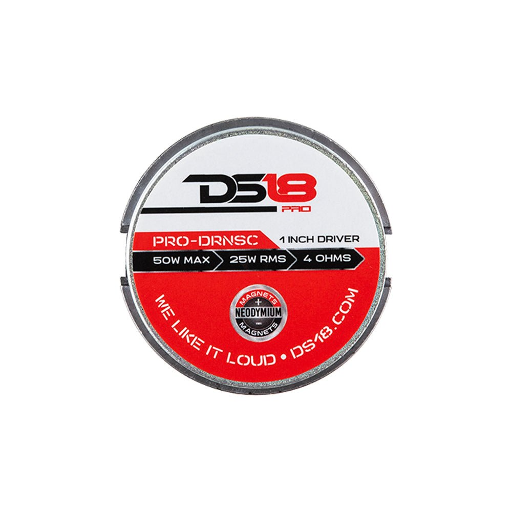 1" Throat Twist On Neodymium Driver 120 Watts 1" Composite Polyimide Vc 4-Ohm.