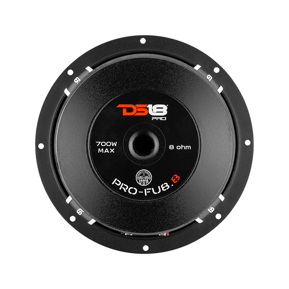PRO-FU 8" Mid-Range Loudspeaker 350 Watts Rms 8-Ohm.