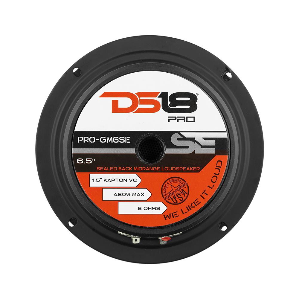 DS18 PRO-GM6SE 6.5" Sealed Back Mid-Range Loudspeaker 480 Watts 8-Ohm.
