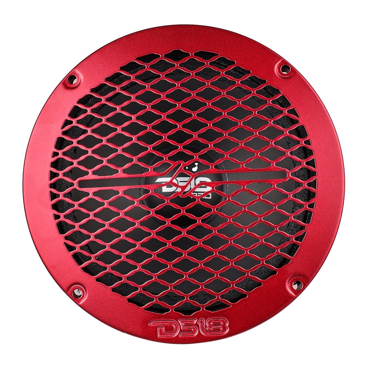 6.5" Universal Shallow Metal Mesh Speaker Grill - Speaker Grill Red - Ref 8B0D6D - image 4 - AudioSellerz