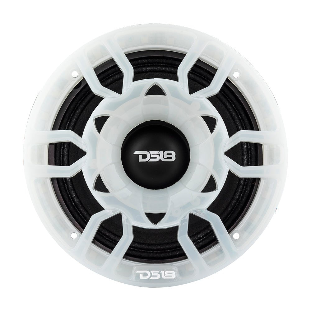 6.5" Universal Speaker Grill Cover -RGB LED Lights.