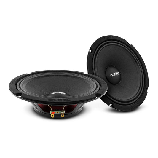 PRO 8" Shallow Neodymium Full-Range Loudspeaker 200 Watts Rms 4-Ohm.