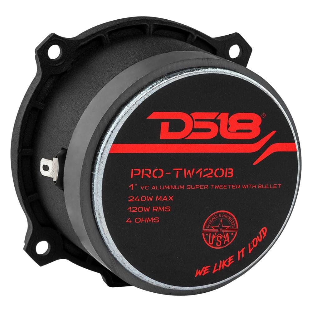 3” PRO Aluminum Super Bullet Tweeter – 240 Watts with Built in Crossover - PRO-TW120B - product image 6 - AudioSellerz