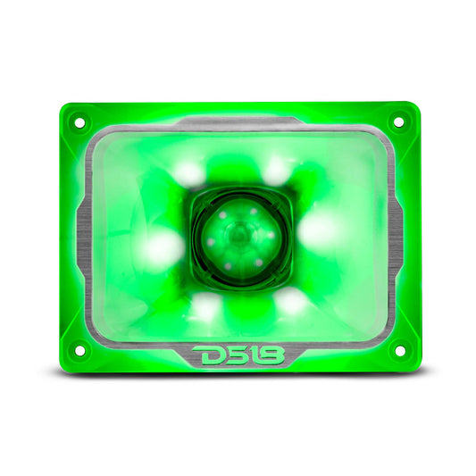 4" x 5.35" Super Bullet Tweeter 250 Watts 1.5" Aluminum 4-Ohm Vc with RGB LED Lights.