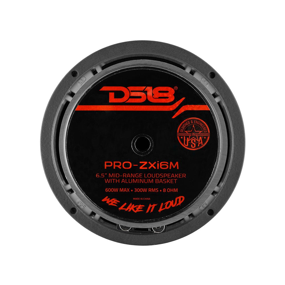 PRO-ZXI 6.5" Mid-Range Loudspeaker With Neodymium/Ferrite Magnets 300 Watts Rms 8-Ohm.