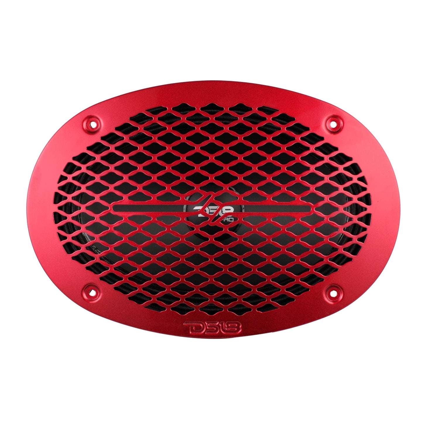 6x9" Universal Shallow Metal Mesh Speaker Grill - Red - PRO-GRILL69MS/RD - product image 4 - AudioSellerz
