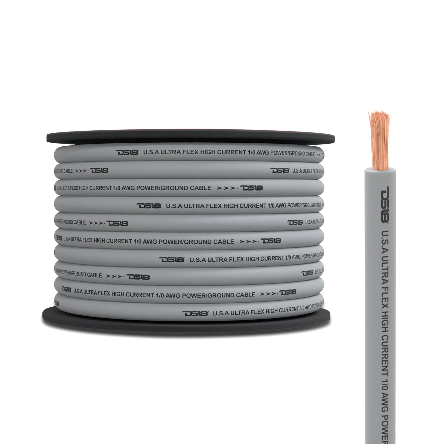4-GA CCA Ground, Power Cable, 100 Feet.