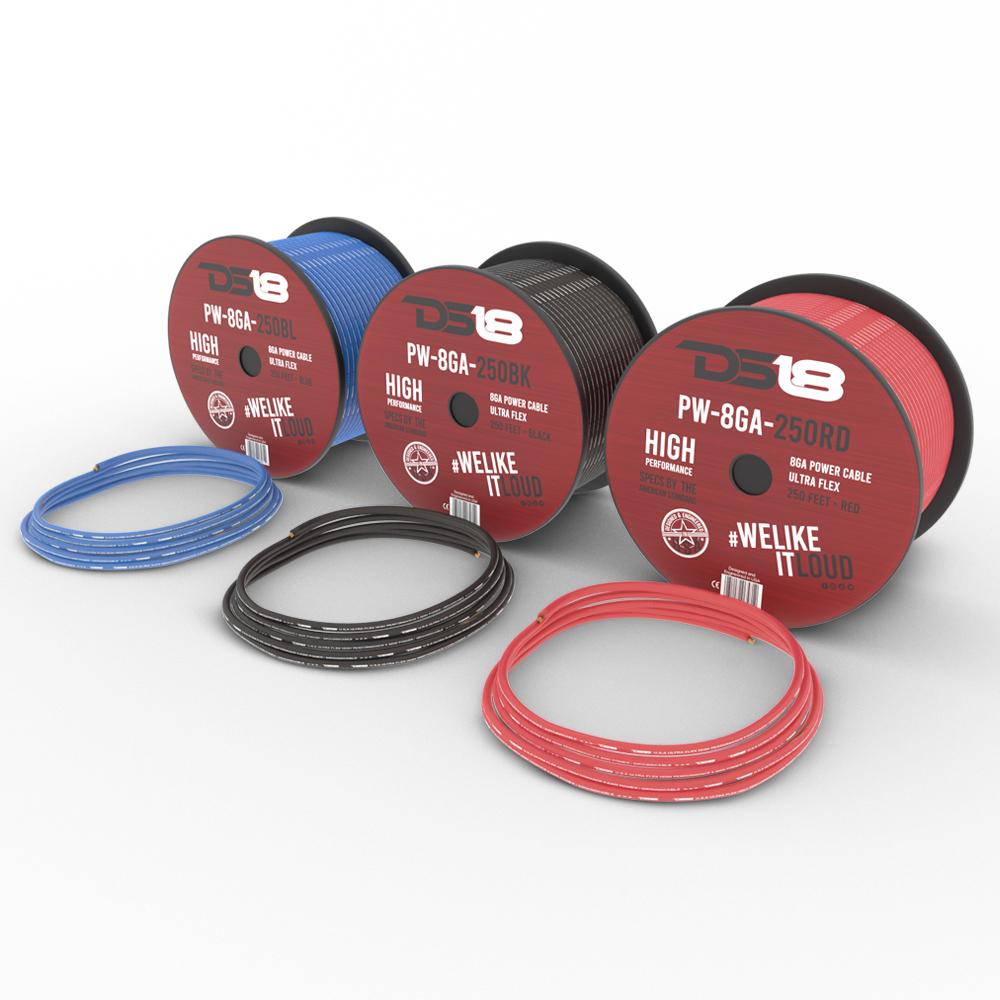 8-GA CCA Ground, Power Cable, 250 Feet.