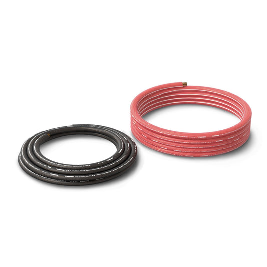 8-GA Ultra Flex CCA Ground Power Cable 5 Ft Black and 20 Ft Red Kit.