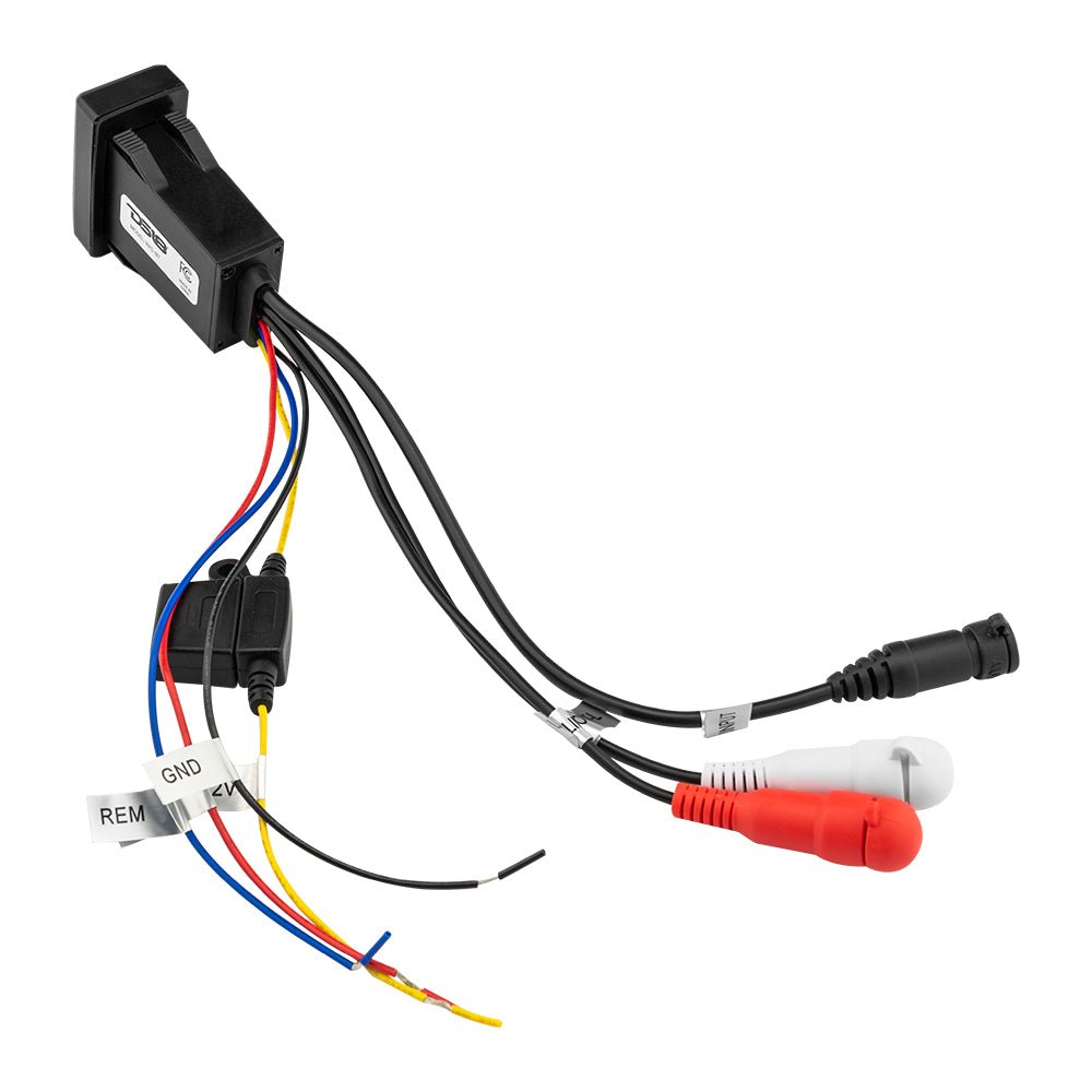 Marine And Powersports Waterproof Rocker Switch Bluetooth Audio Receiver With Controls.