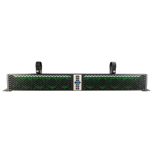 DS18 HYDRO SBAR35BT 35" Marine Water Resistant Amplified With Bluetooth Sound Bar Speaker System RGB LED Lights 10 Speakers 800 Watts.