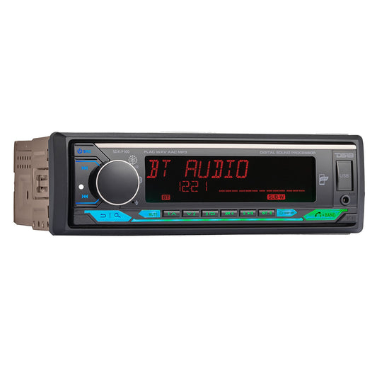 Digital Media Receiver | Single Din | DSP | APP | Bluetooth Audio and Calling Head Unit | Aux Input | USB | Mechless | AM/FM Radio Receiver | 3V + 3.5V Subwoofer.