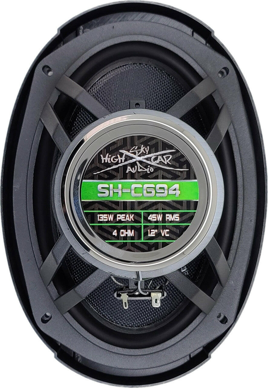 SHCA - C694 6x9" 4-way Coaxial Speaker (Pair) - Audio Sellerz