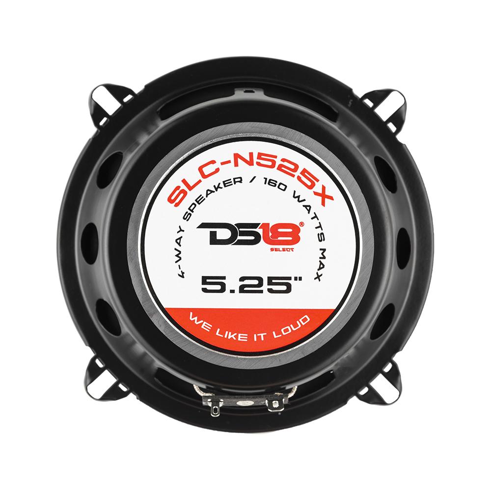 SELECT 5.25" 4-Way Coaxial Speaker 160 Watts 4-Ohms (Pair).