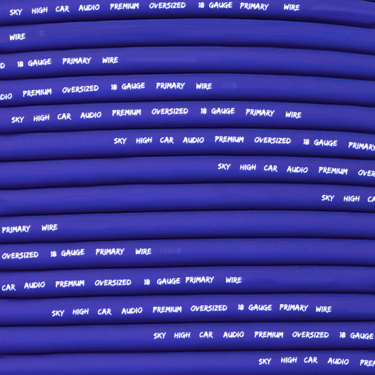Sky High Car Audio Primary Wire 500ft | CCA 18 Gauge
