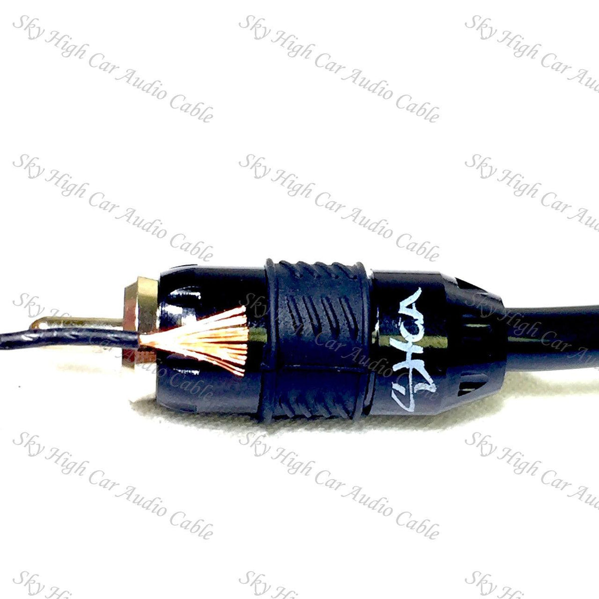 Sky High Car Audio Premium 2-Channel RCA Cables – 1.5ft to 20ft OFC - Sold by Audio Sellerz