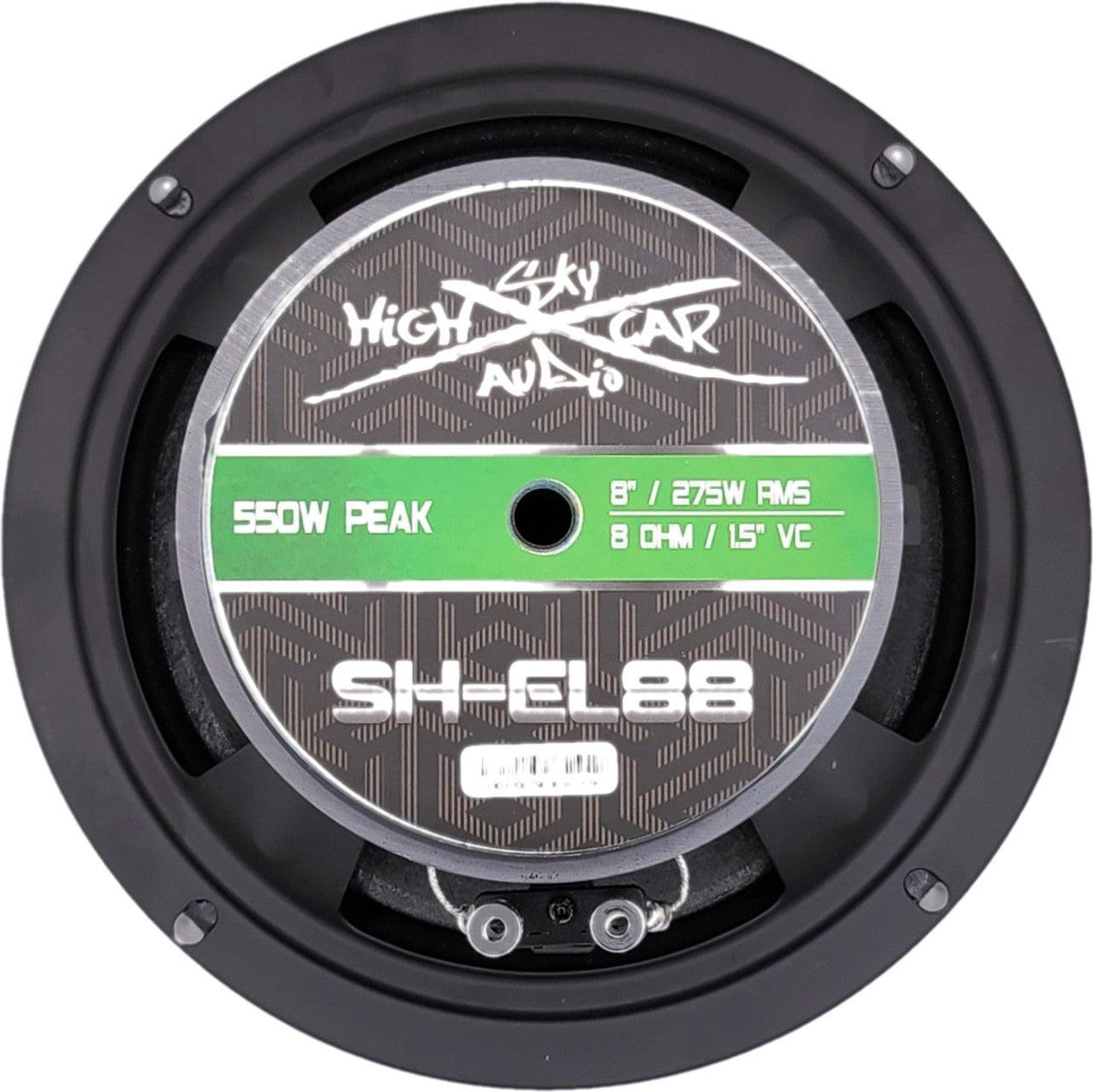 Sky High Car Audio SHCA Pro Audio EL88 8” Midrange Midbass Speaker 275W 8 Ohm (Single) - Sold by Audio Sellerz