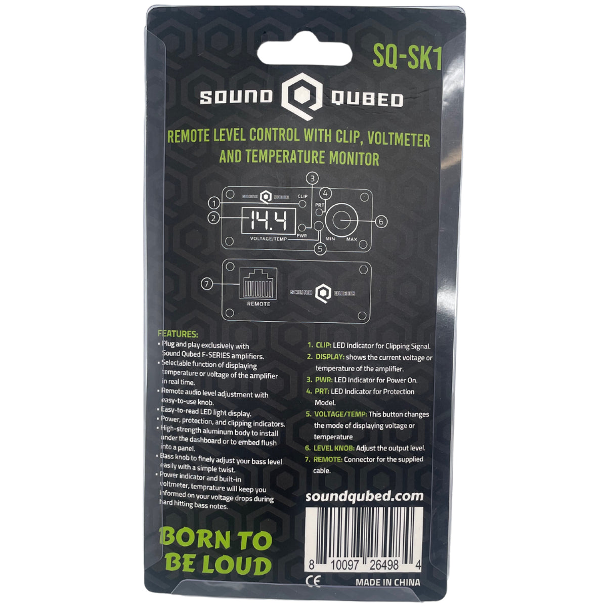 SoundQubed SK1 Bass Knob for F-Series Amplifiers - Audio Sellerz