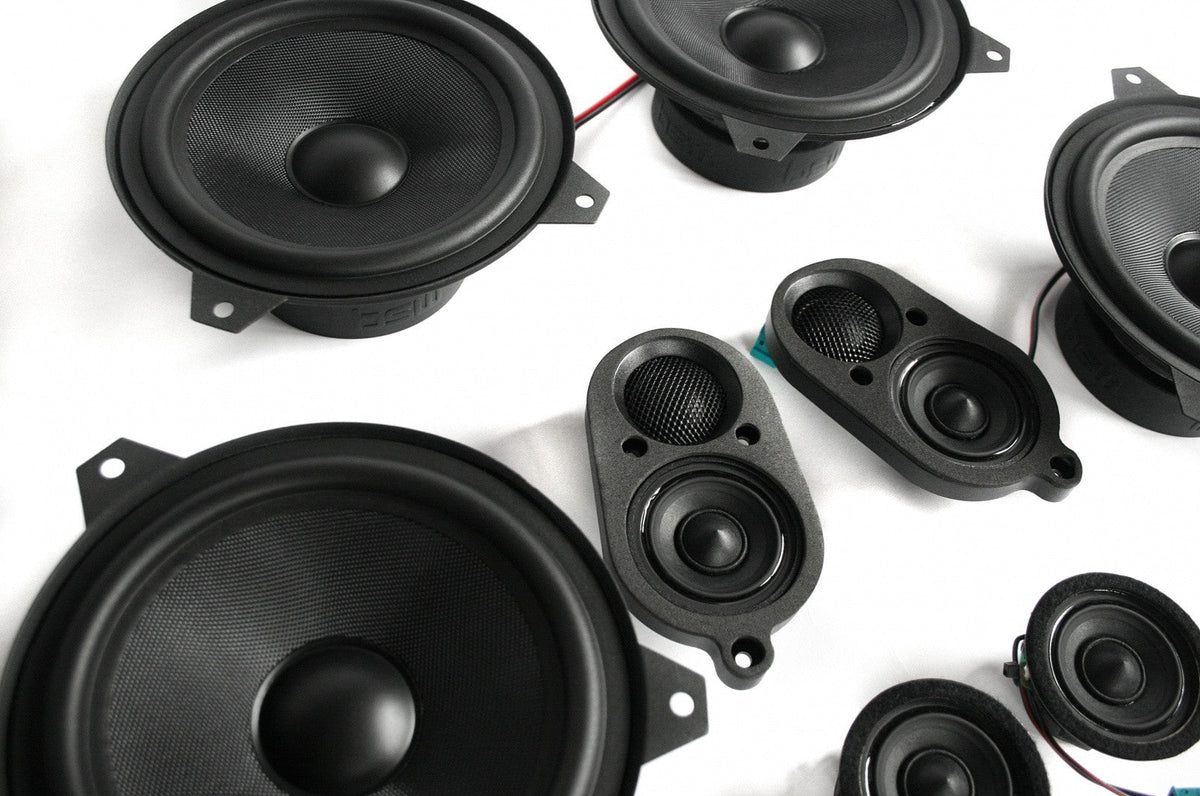 Bavsound Stage One Speaker Upgrade for E46 Coupe with Harman Kardon.