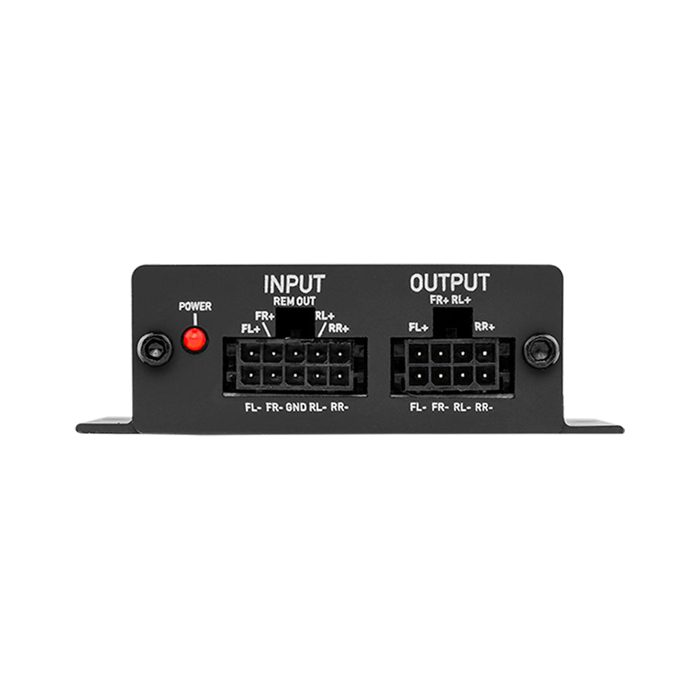 Hi/Lo Converter 4-Channel with Speaker Emulator (Remote out).